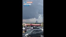 Residents throughout the Aurora area witnessed a massive tornado move on Sunday