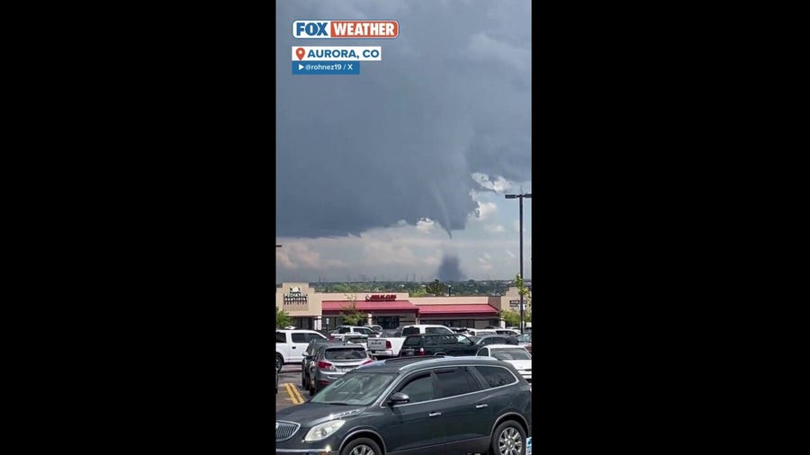 Residents throughout the Aurora area witnessed a massive tornado move on Sunday