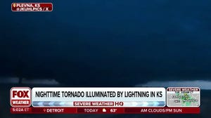Large tornadoes slam western Kansas