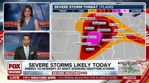Significant severe weather threat likely Monday from central Plains to mid-Mississippi Valley