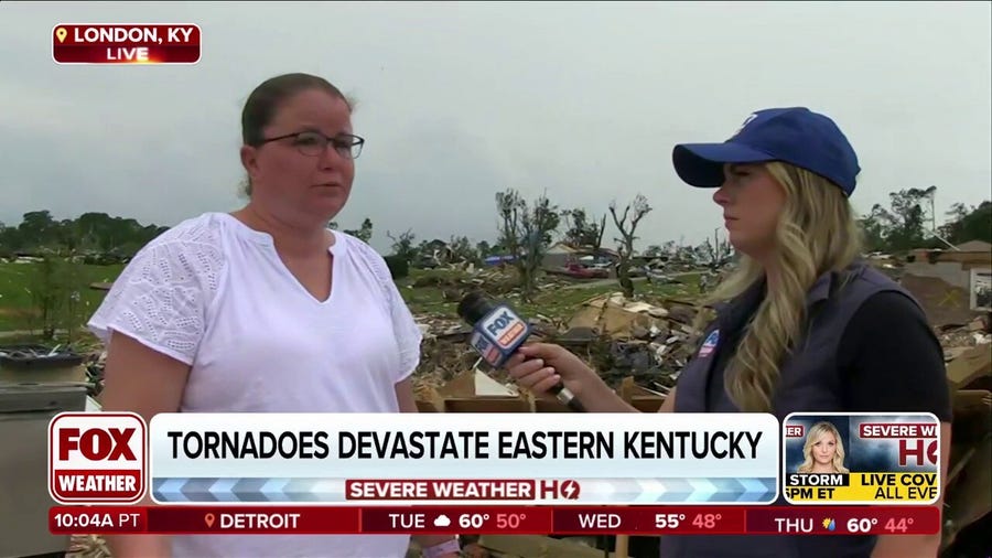'Terrifying': Family rescues neighbors, finds bodies after EF-3 tornado in London, Kentucky.