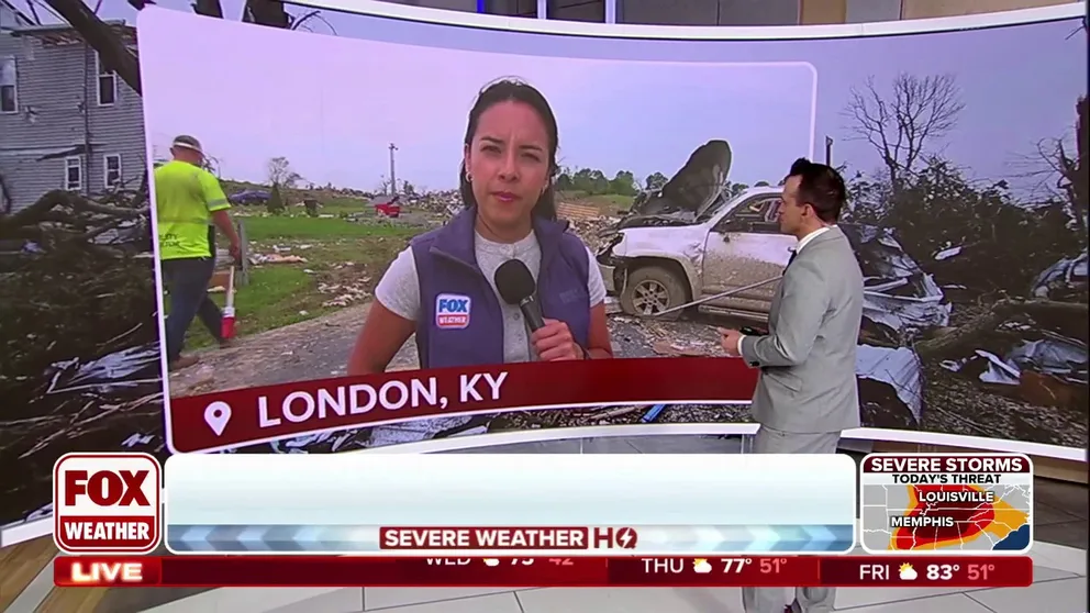 Severe weather is once again threatening parts of Kentucky that were hit hard by a deadly tornado outbreak last week. FOX News Multimedia Reporter Chelsea Torres was in London with the latest on recovery efforts  on May 20, 2025.