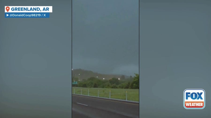 Tornado spotted in northwestern Arkansas