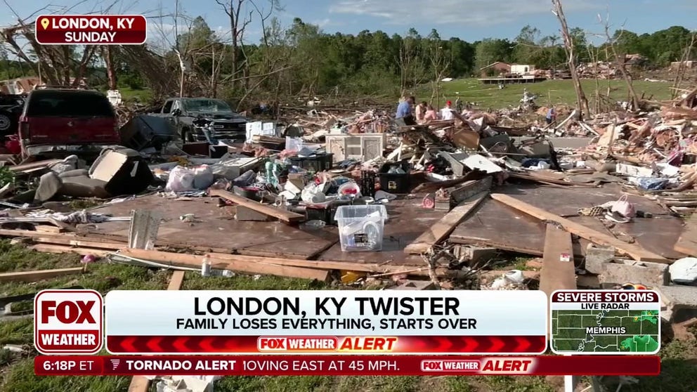 Kentucky family starting over after losing home in tornado | Latest ...
