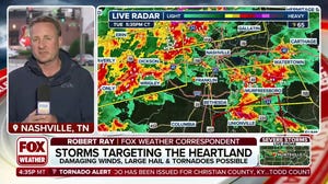 Storms target Nashville with damaing winds and tornadoes possible