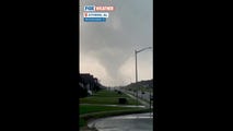 A large tornado was spotted in Athens, Alabama, on Tuesday evening