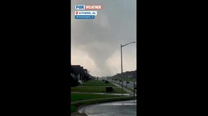 A large tornado was spotted in Athens, Alabama, on Tuesday evening
