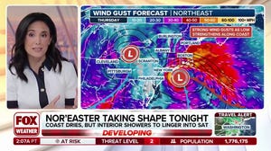 Nor'easter to bring cool, windswept rain to millions from Great Lakes to New England