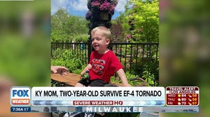 'Following his cry'': Mom pulls 2-year-old from rubble after London, Kentucky tornado 