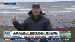 Late-season nor'easter brewing as driving rain, strong winds peak Thursday