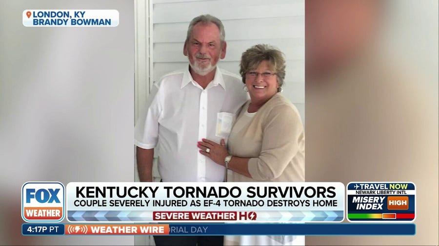 Couple severely injured as EF-4 tornado destroys Kentucky home