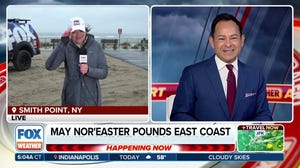 May nor'easter pounds East Coast