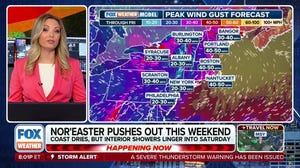 Nor'easter slams New England with 40-55 mph wind gusts, frigid rains