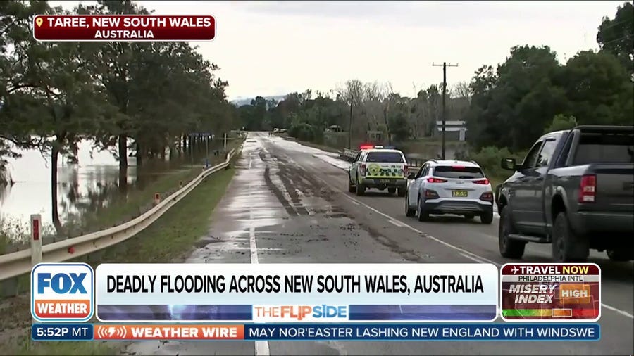 Heavy rainfall causes deadly flooding in Australia