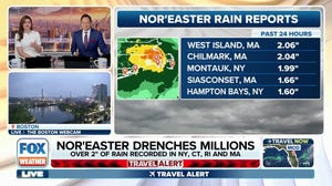 Late-season Nor'easter begins to make its exit ahead of Memorial Day