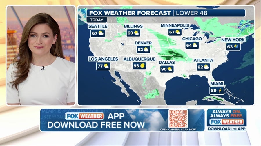 Weather in America: May 23, 2025