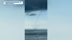 Watch: Waterspout spotted in Florida Keys