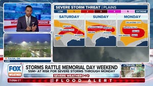 Wet, stormy Memorial Day weekend for millions of Americans