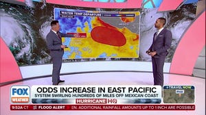 Odds increasing of season's first tropical storm in the eastern Pacific ocean