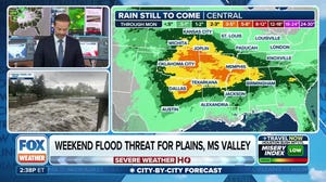 Memorial Day Weekend Forecast: Flash flooding risk across parts of the South