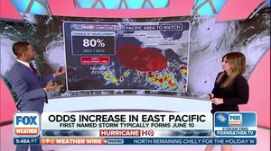 Odds increase for disturbance to become tropical depression, Tropical Storm Alvin in Eastern Pacific