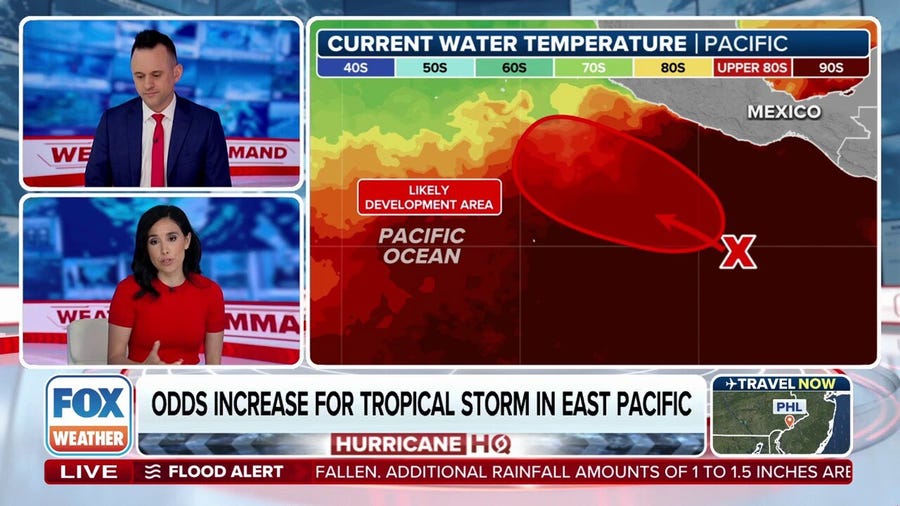 Alvin likely to form in the Pacific by midweek