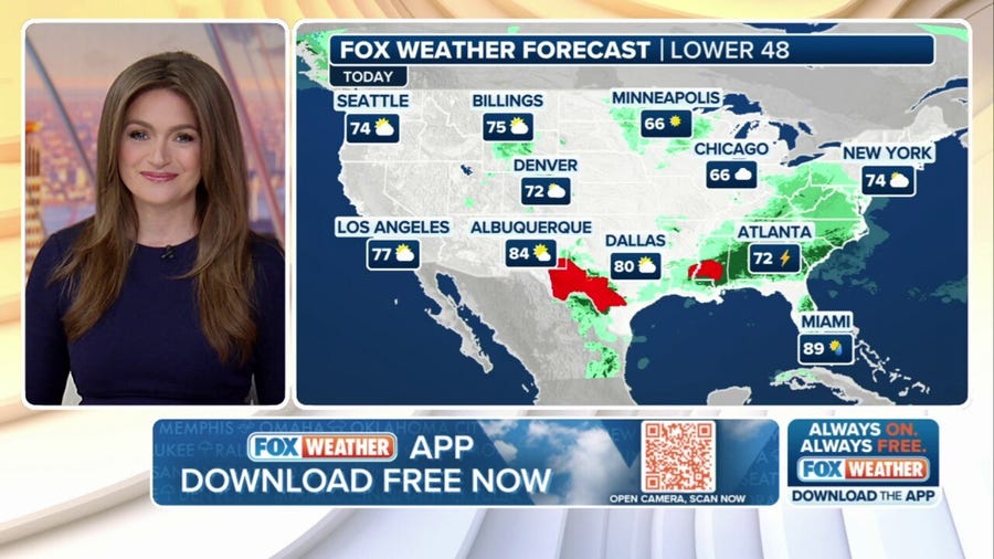 Weather in America: May 27, 2025