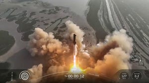 SpaceX Starship rocket launch attempt