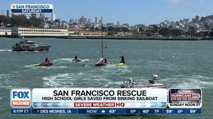 Eight people rescued from sinking sailboat in San Francisco