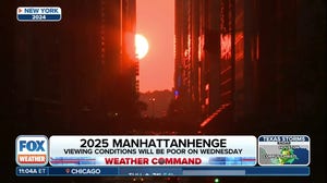 Manhattanhenge viewing conditions will be poor Wednesday in New York City 