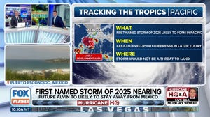 Eastern Pacific likely to see tropical depression or Tropical Storm Alvin on Wednesday