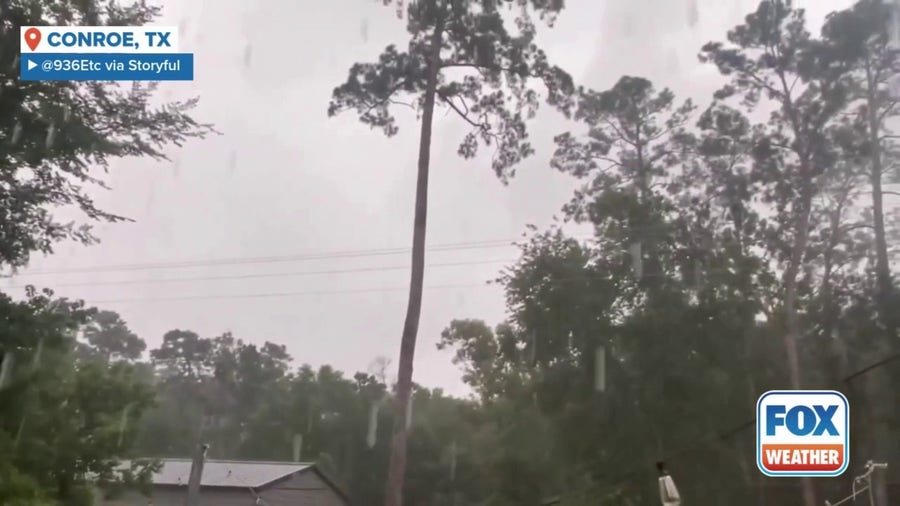 Thunderstorms soak Houston, Texas area amid stormy pattern