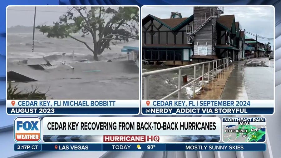 Florida community recovering from back-to-back hurricanes