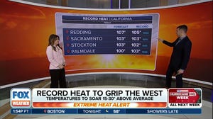 Record heat to grip West during first major heat wave of year