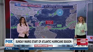 Sunday marks the start of the Atlantic hurricane season