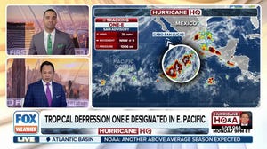 Tropical Depression 1-E likely to strengthen into Tropical Storm Alvin off Mexico's coast Thursday