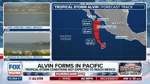 Tropical Storm Alvin forms in Eastern Pacific Ocean