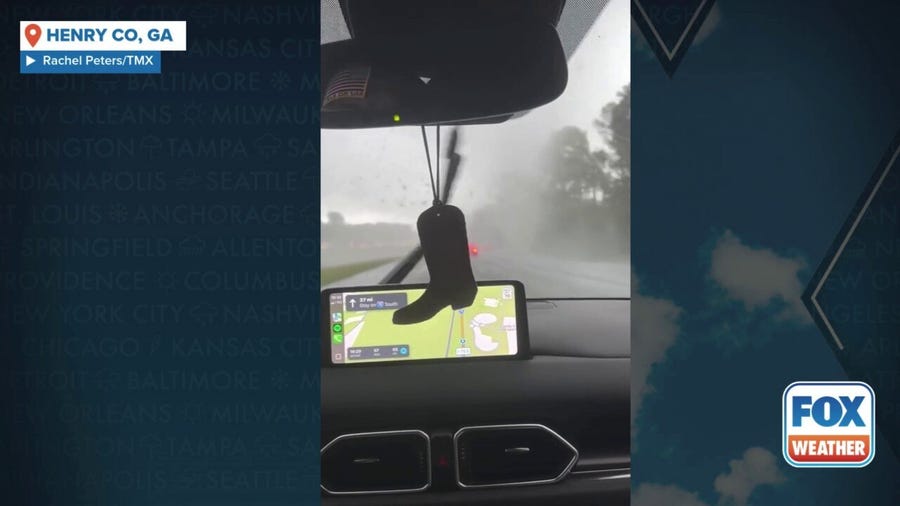 Tornado crosses I-75 in Henry County, Georgia Thursday