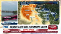Air quality alerts for Wisconsin as wildfire smoke drifts south from Canada