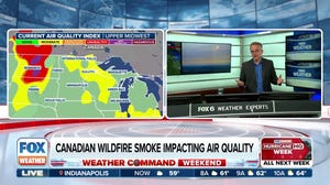 Canadian wildfire smoke pouring into Dakotas, Upper Midwest