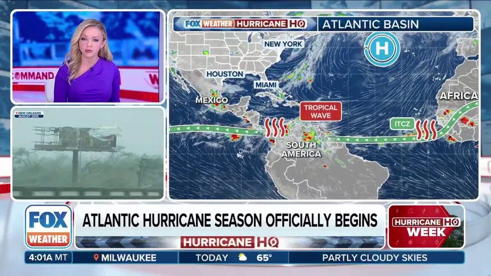 We have officially made it to the start of the 2025 Atlantic hurricane season, but is there anything brewing? FOX Weather Meteorologist Kendall Smith breaks down the latest on June 1, 2025.