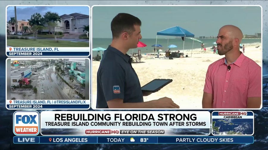 Treasure Island, Florida business rebuilds after back-to-back hurricanes 