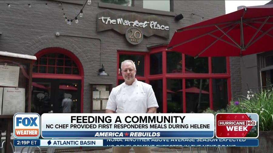 North Carolina Chef Steps Up To Help After Hurricane Helene's Devastation