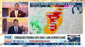 Severe storms threaten millions from Plains to Upper Midwest on Monday