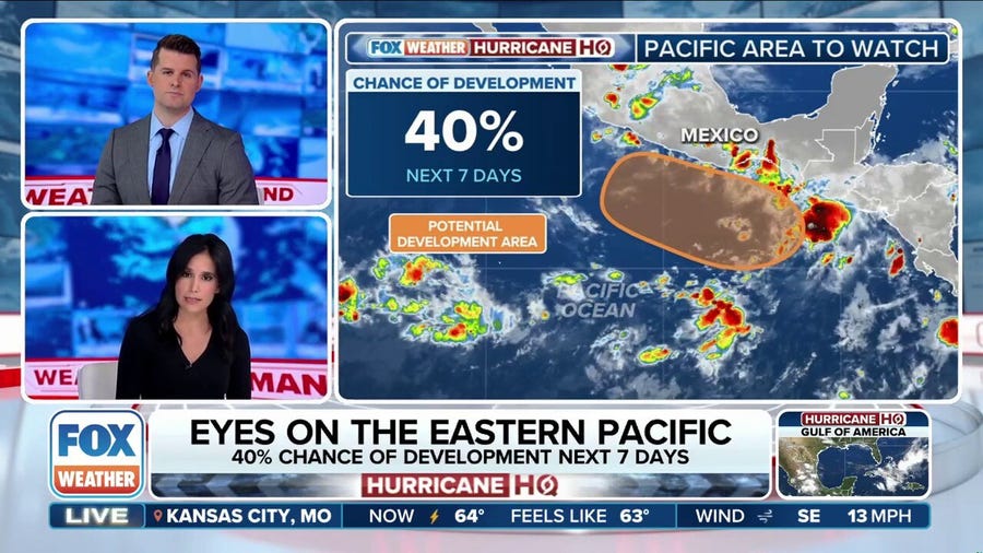 Tropical depression could form in Eastern Pacific this week on heels of Tropical Storm Alvin