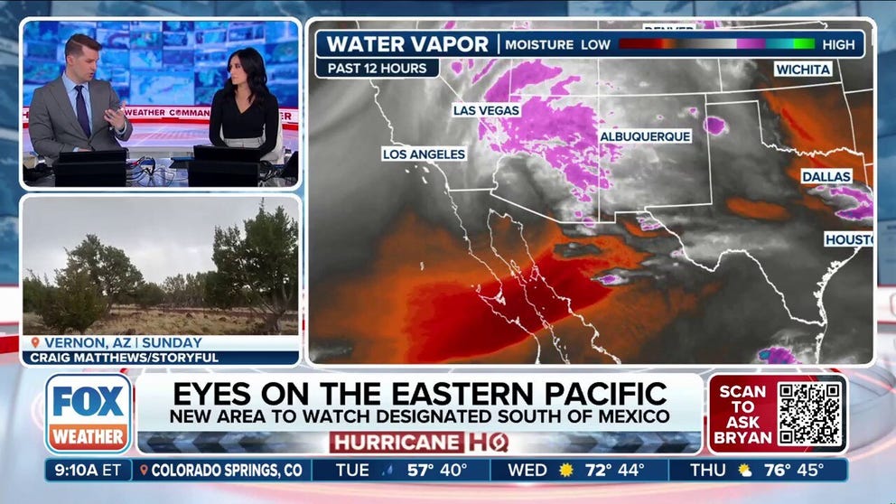 Remnants from Tropical Storm Alvin sent moisture surging into the Southwest U.S. this week prompting flash flood alerts for areas near Phoenix.