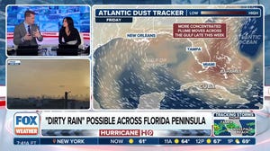 Large plume of Saharan Dust moving toward Southeast US