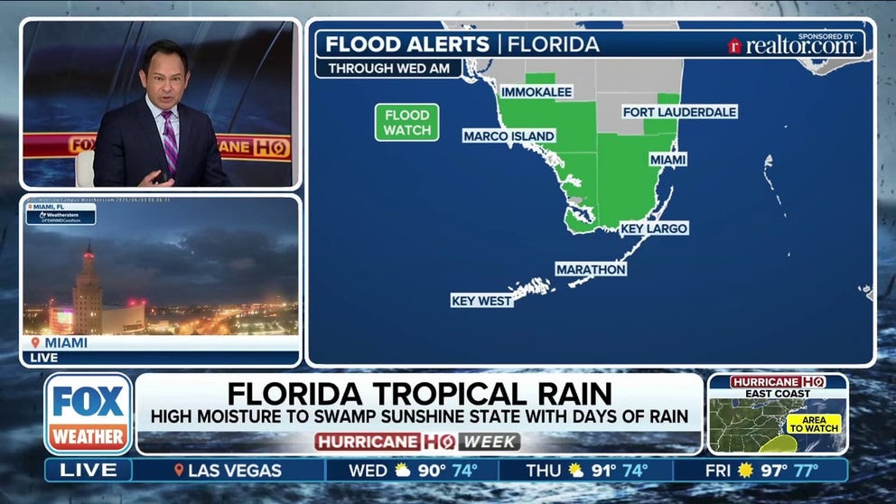 Tropical downpours soaking Florida | Latest Weather Clips | FOX Weather