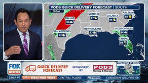 PODS quick delivery forecast: Storms, humidity dominate Great Lakes, South