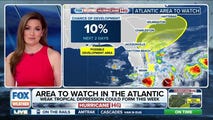 Area of disturbed weather off Southeast coast has low chance of developing over next two days